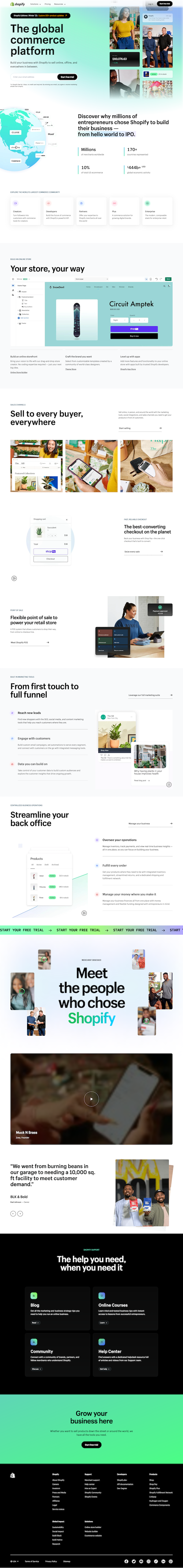 Shopify Landing Page