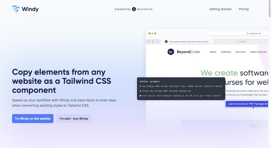 Windy Chrome Extension