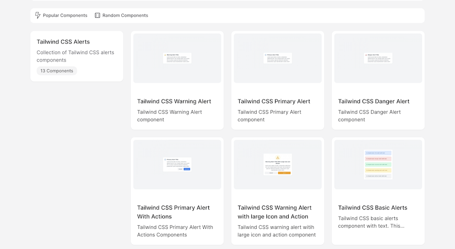 PostSrc - Tailwind CSS Components