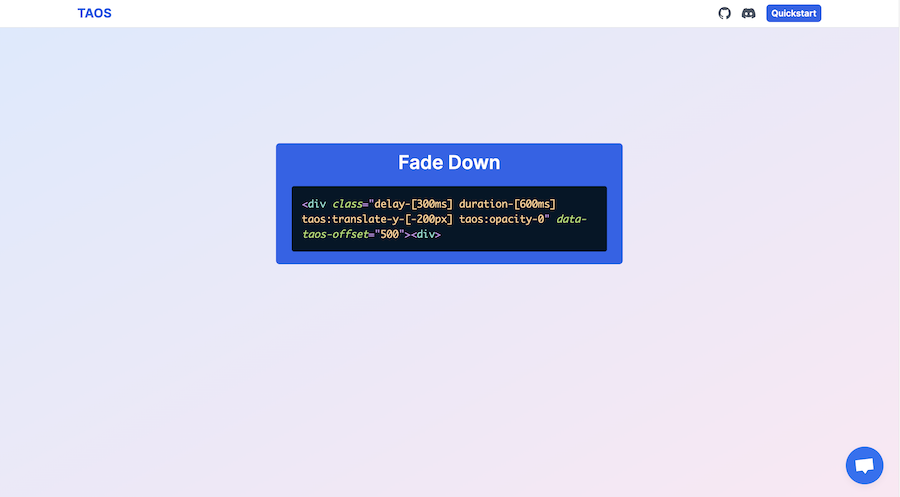 Taos Animation Library