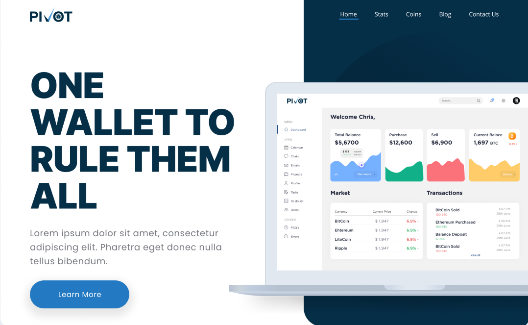 Pivot Finance Template