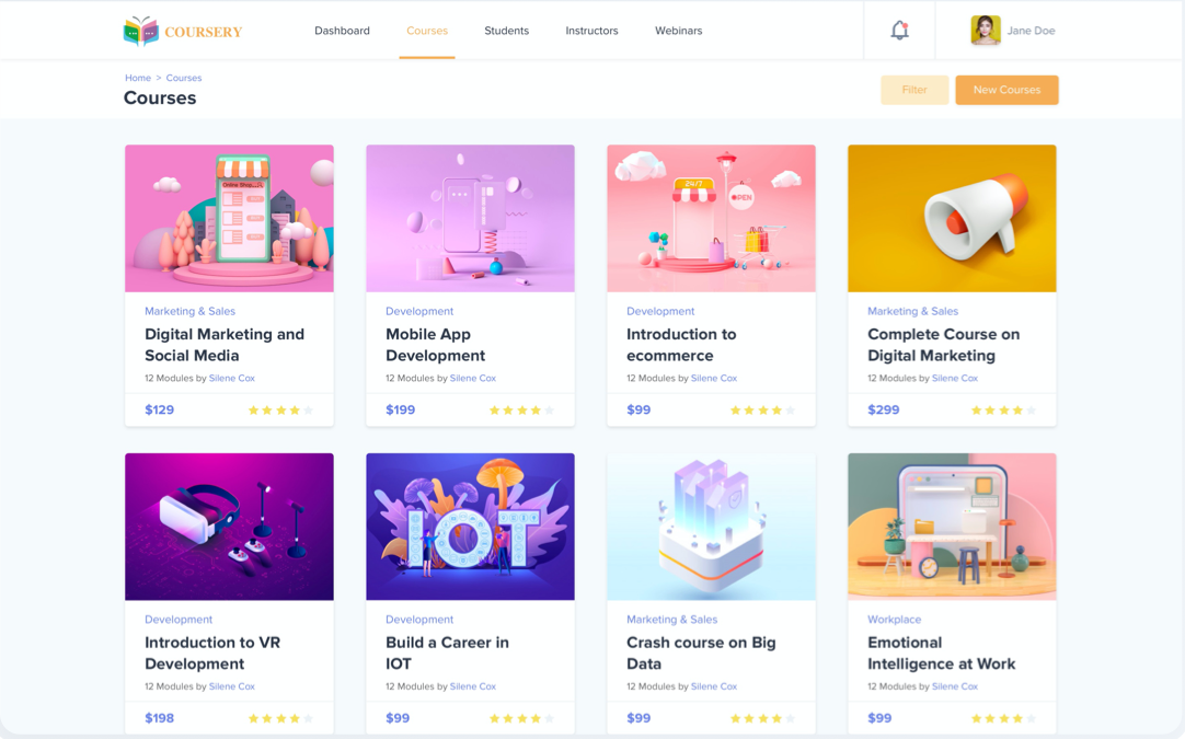 Education Portal Template