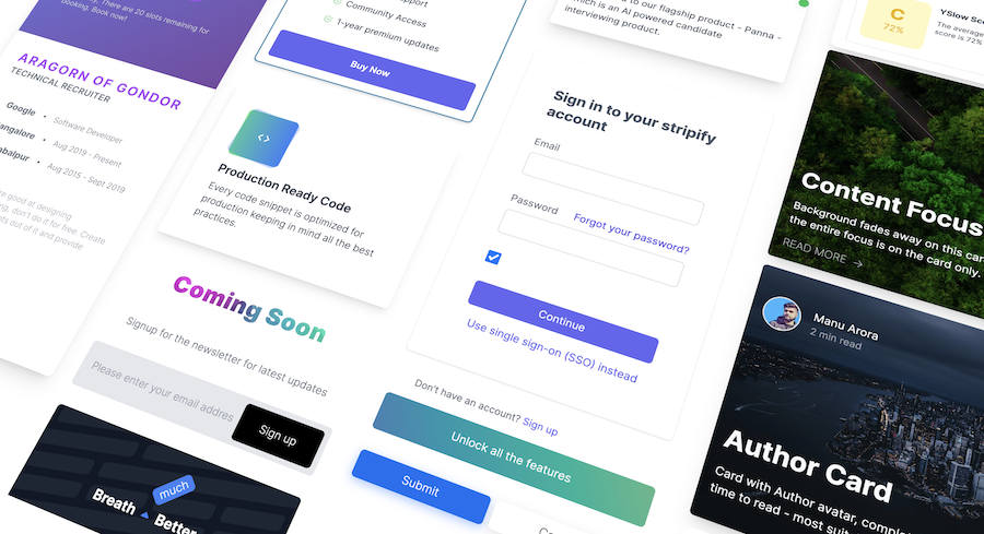 Tailwind Master Kit Components