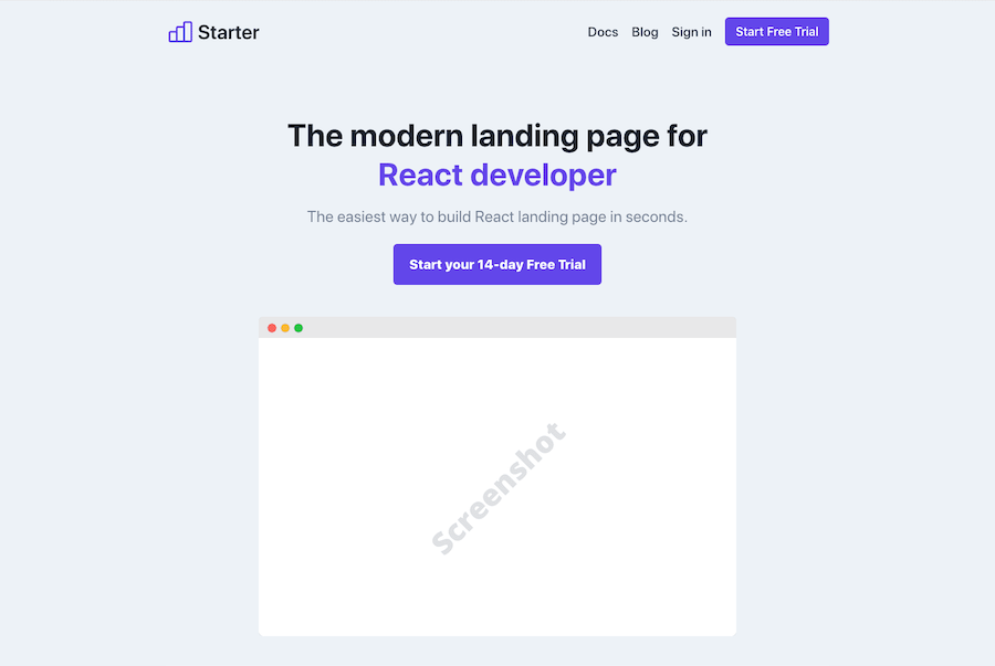 Starter NextJS Template