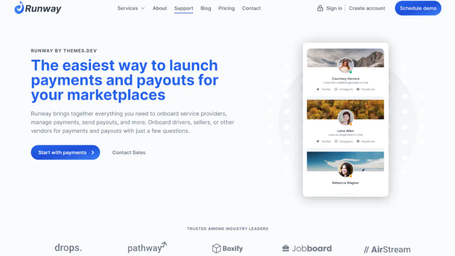 Runway SaaS Template