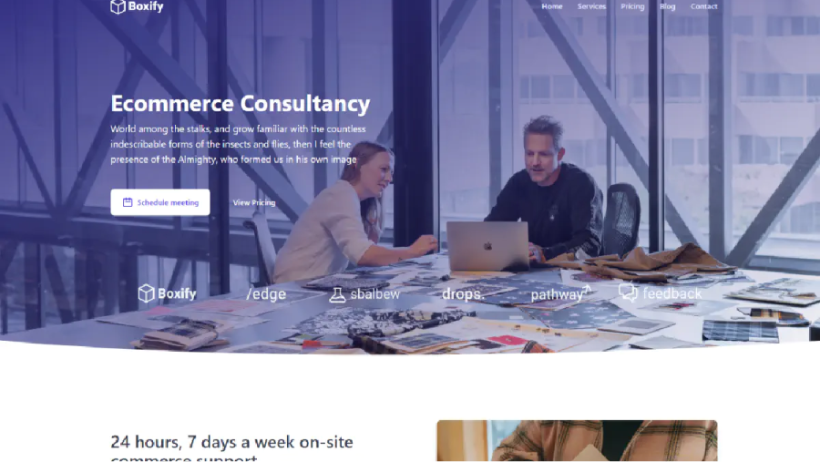 Consultancy Landing Template