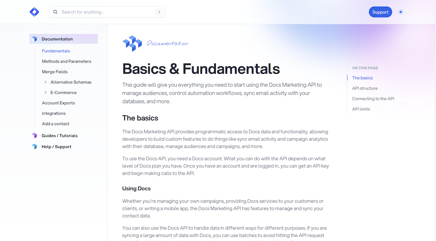 Docs Documentation Template