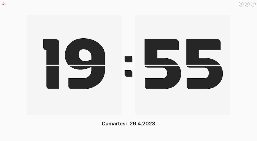 Tailwind CSS Flipklock