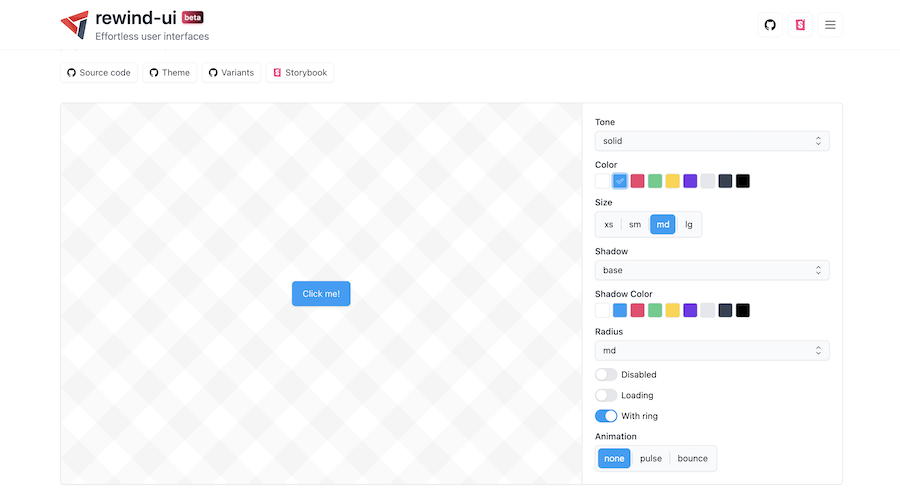Rewind-UI Component Library