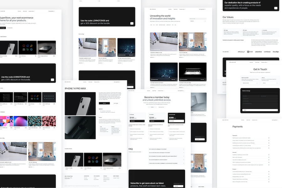 SuperStore Tailwind Listing Template