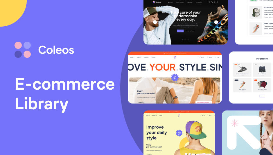 Coleos Tailwind E-Commerce Template