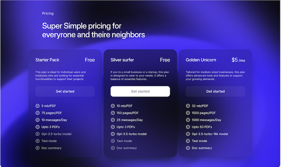 Windstatic - 7 Free Tailwind Pricing Components
