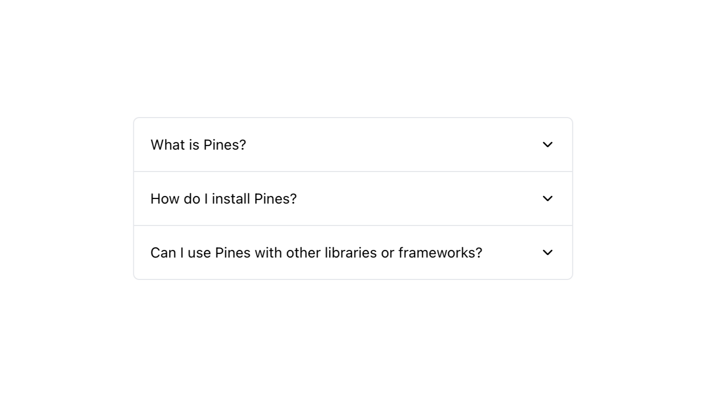 Tailwind Accordion Component