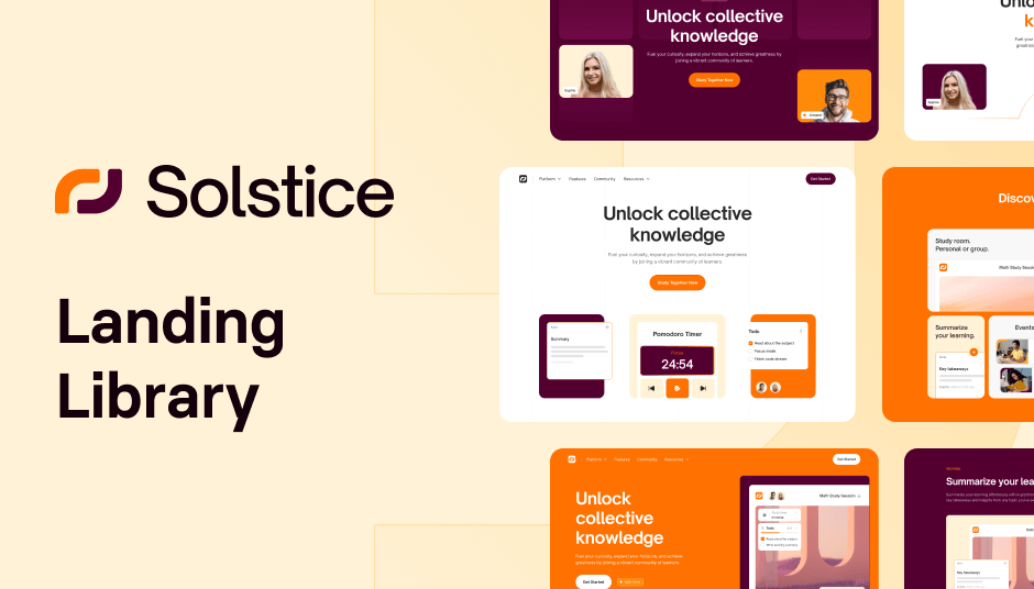 Solstice Tailwind Template