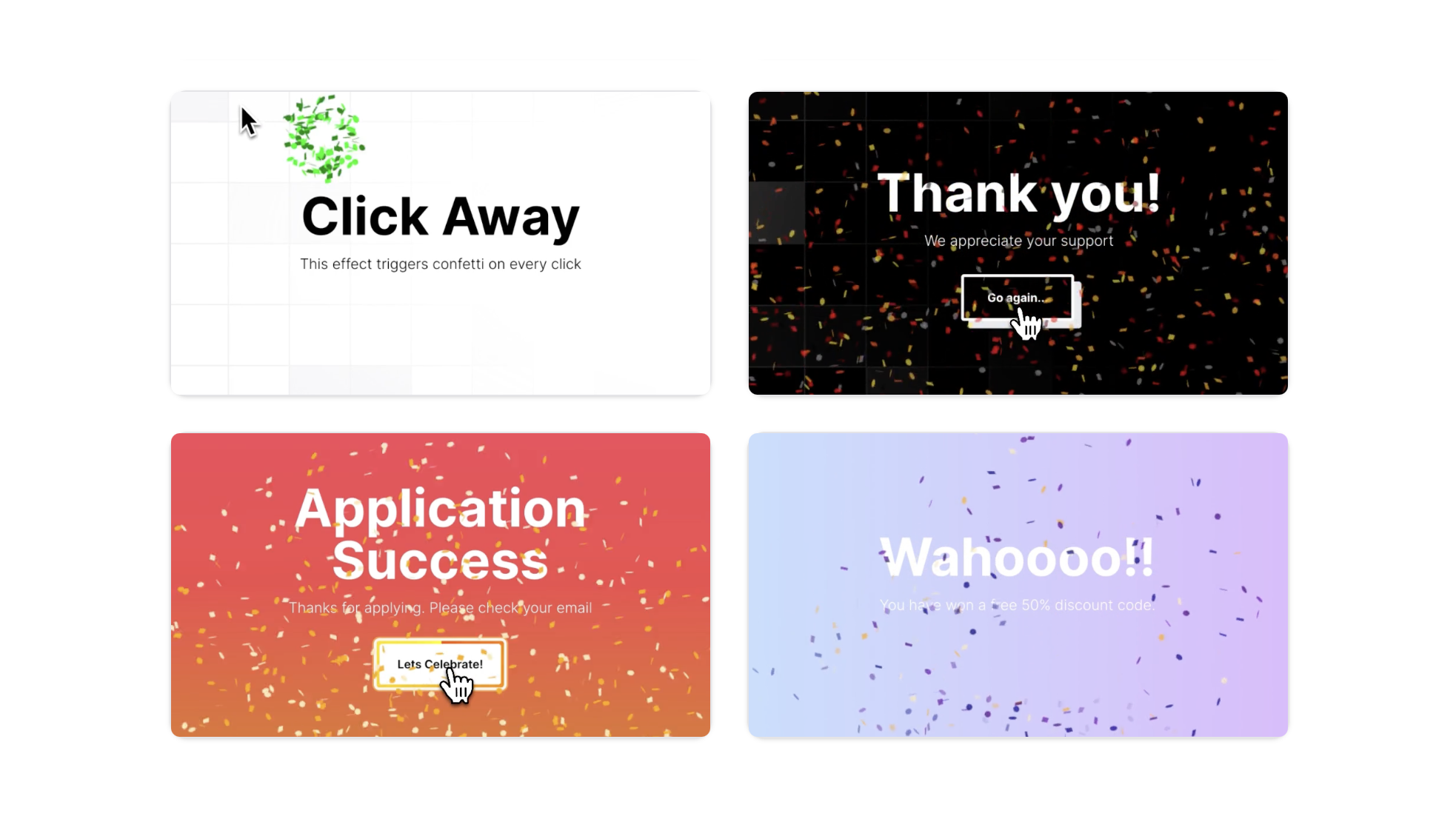 Silly UI Animated Components